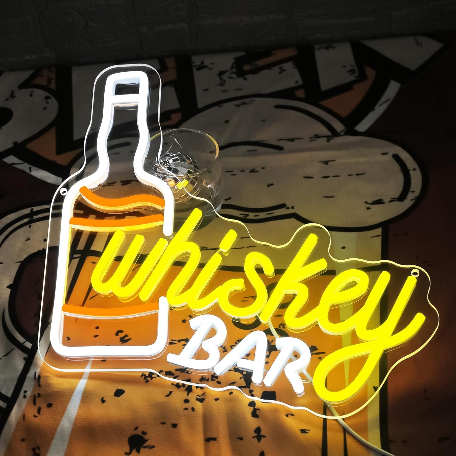Whiskey Bar Neon Sign Business - Neon Sign Party recension och pris