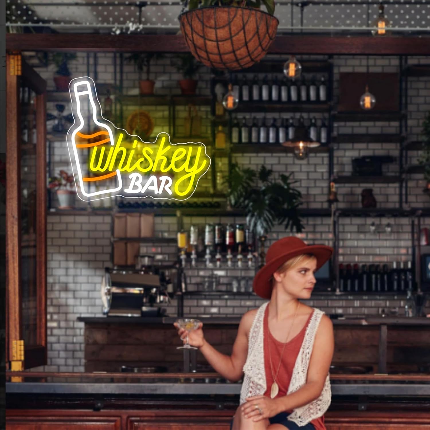 Whiskey Bar Neon Sign Business - Neon Sign Party recension och pris
