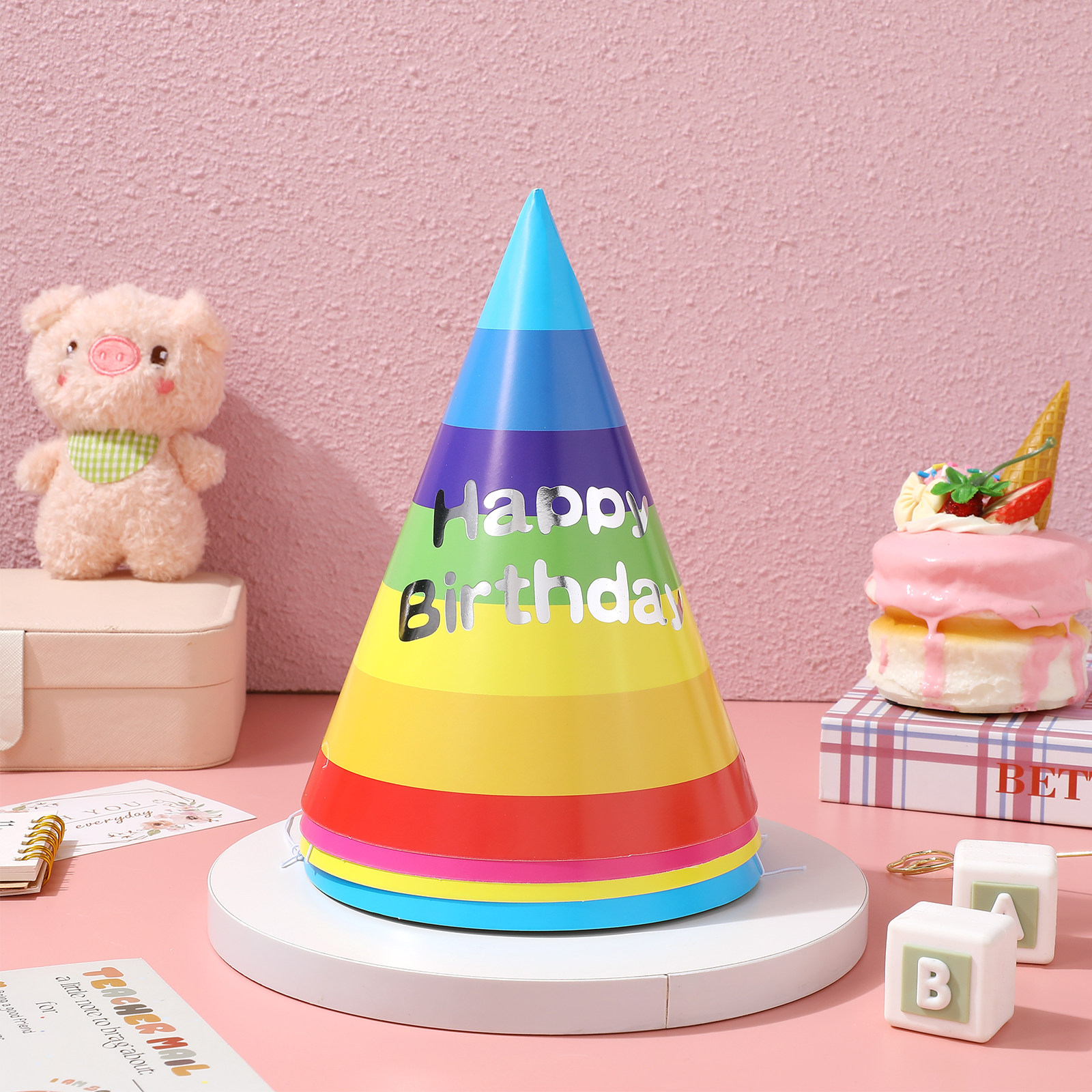 20Pcs Cute Birthday Party Hats - Party Hat Cone recension och pris