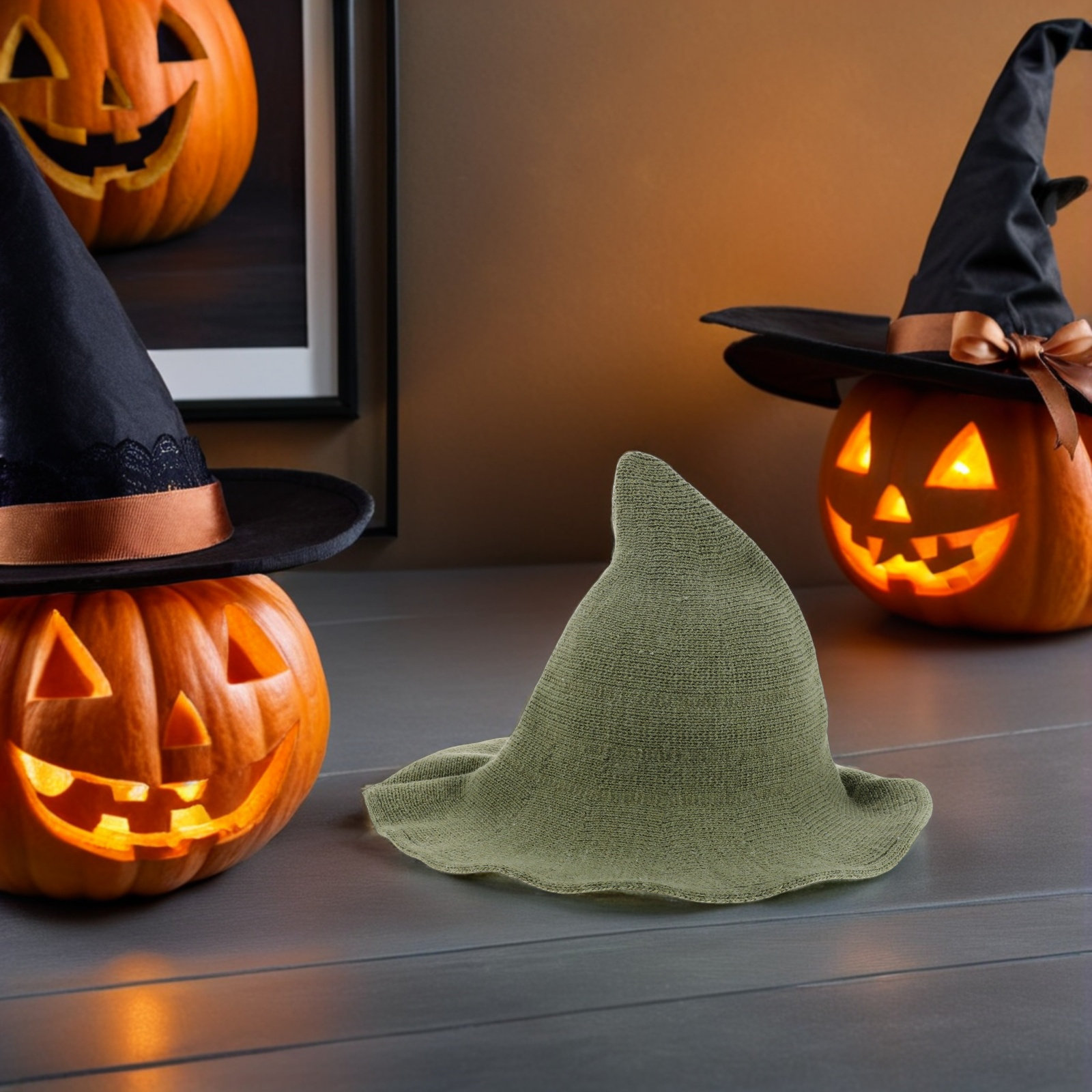 Halloween Witch Hat Wool Blend - Party Hat Cone recension och pris