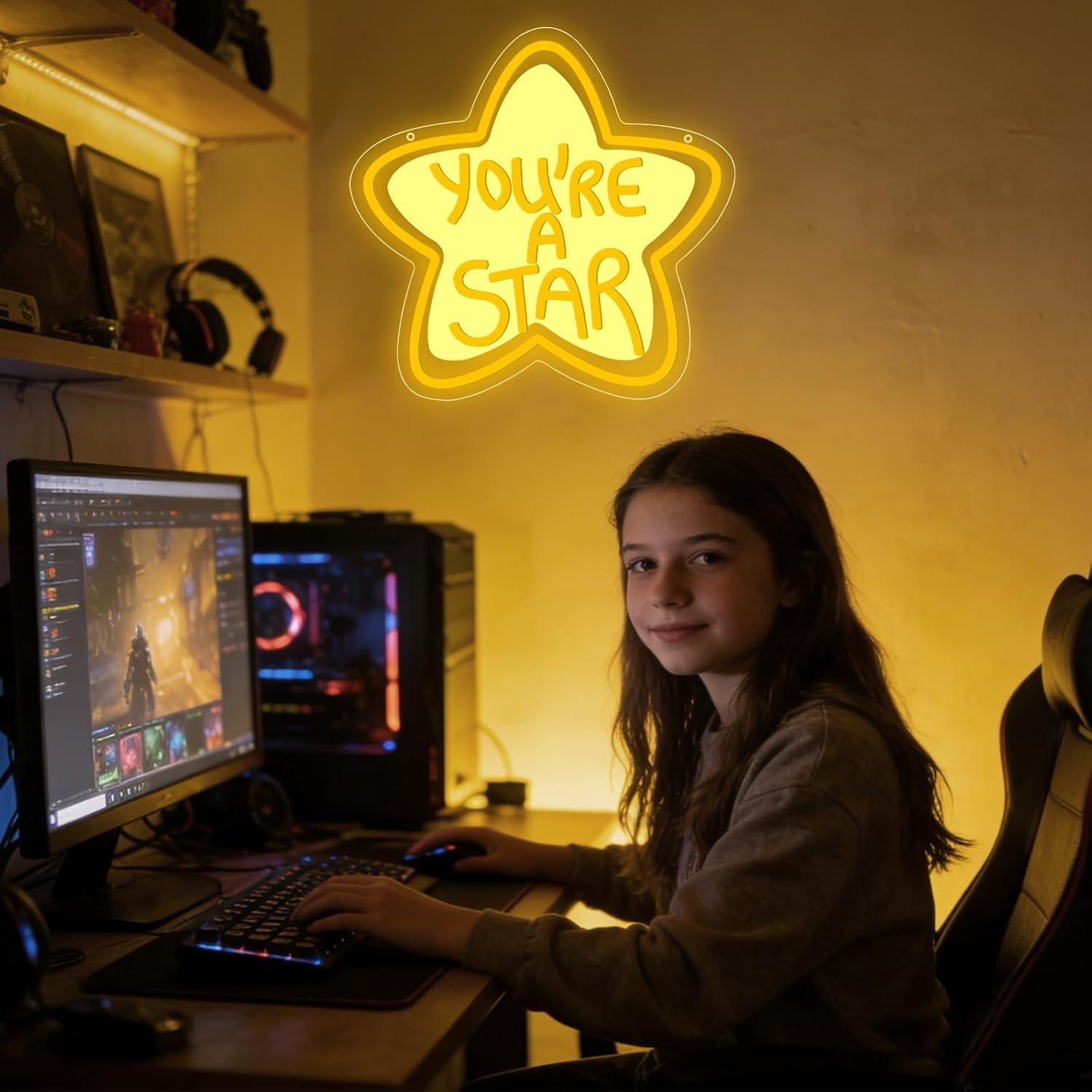 You're A Star Neon Sign USB Di - Neon Sign Party recension och pris