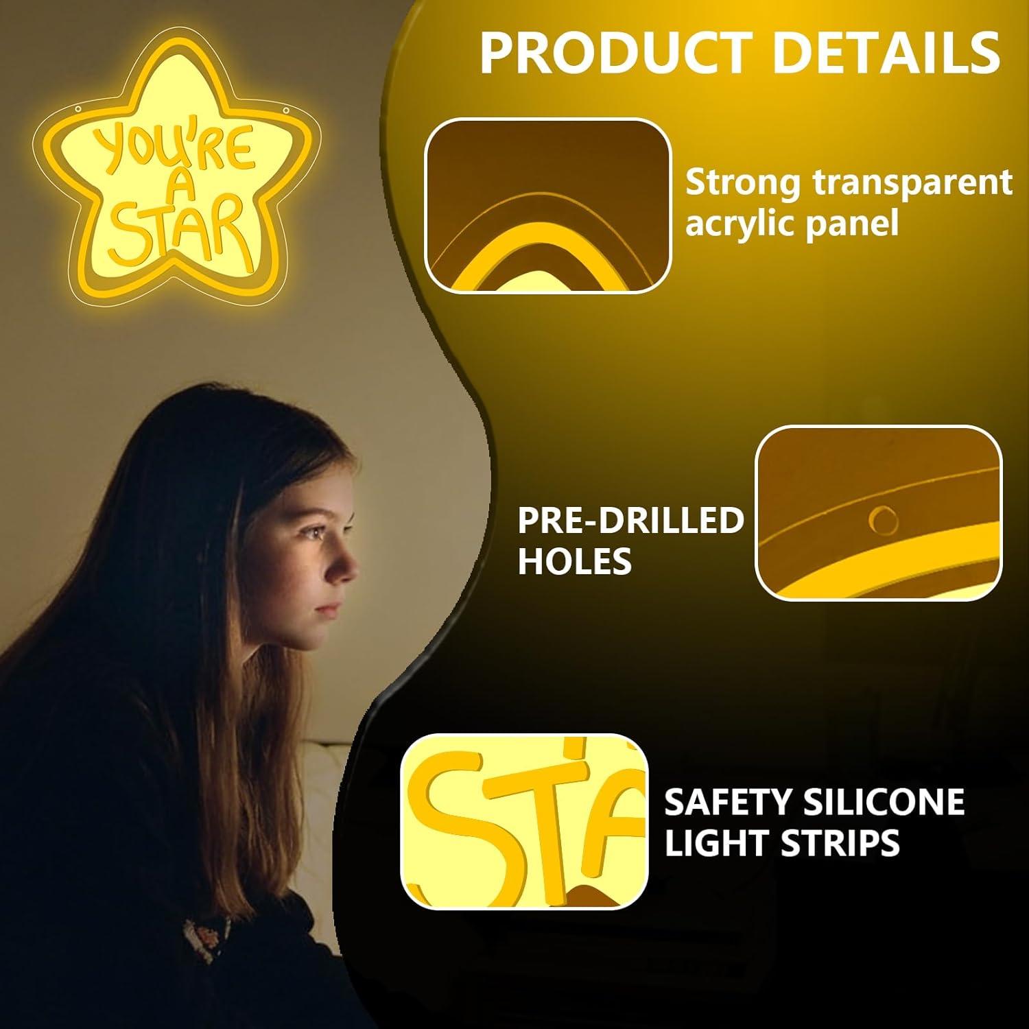 You're A Star Neon Sign USB Di - Neon Sign Party recension och pris