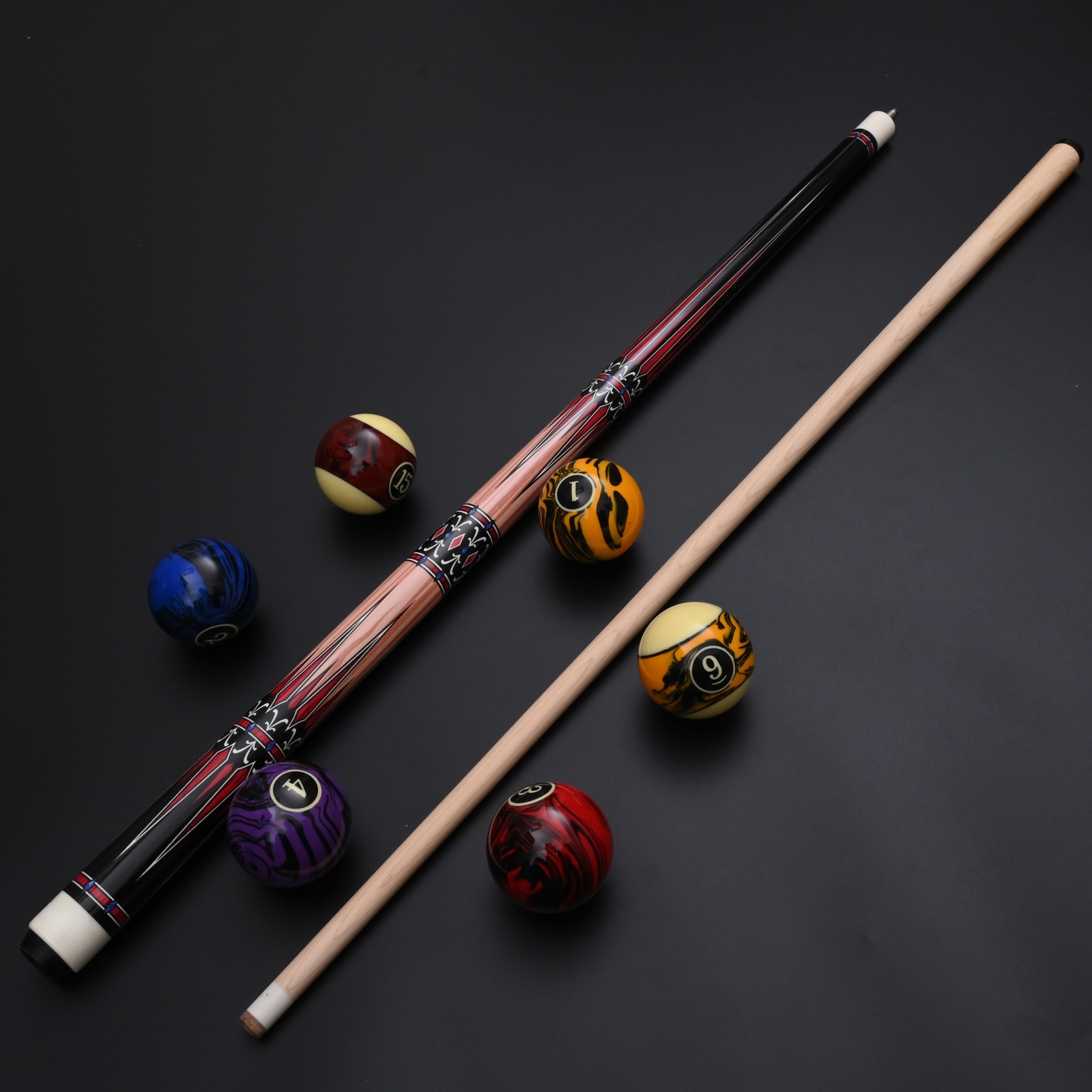 57 Inch 13mm Maple Pool Cue St - Centerpiece Stick recension och pris