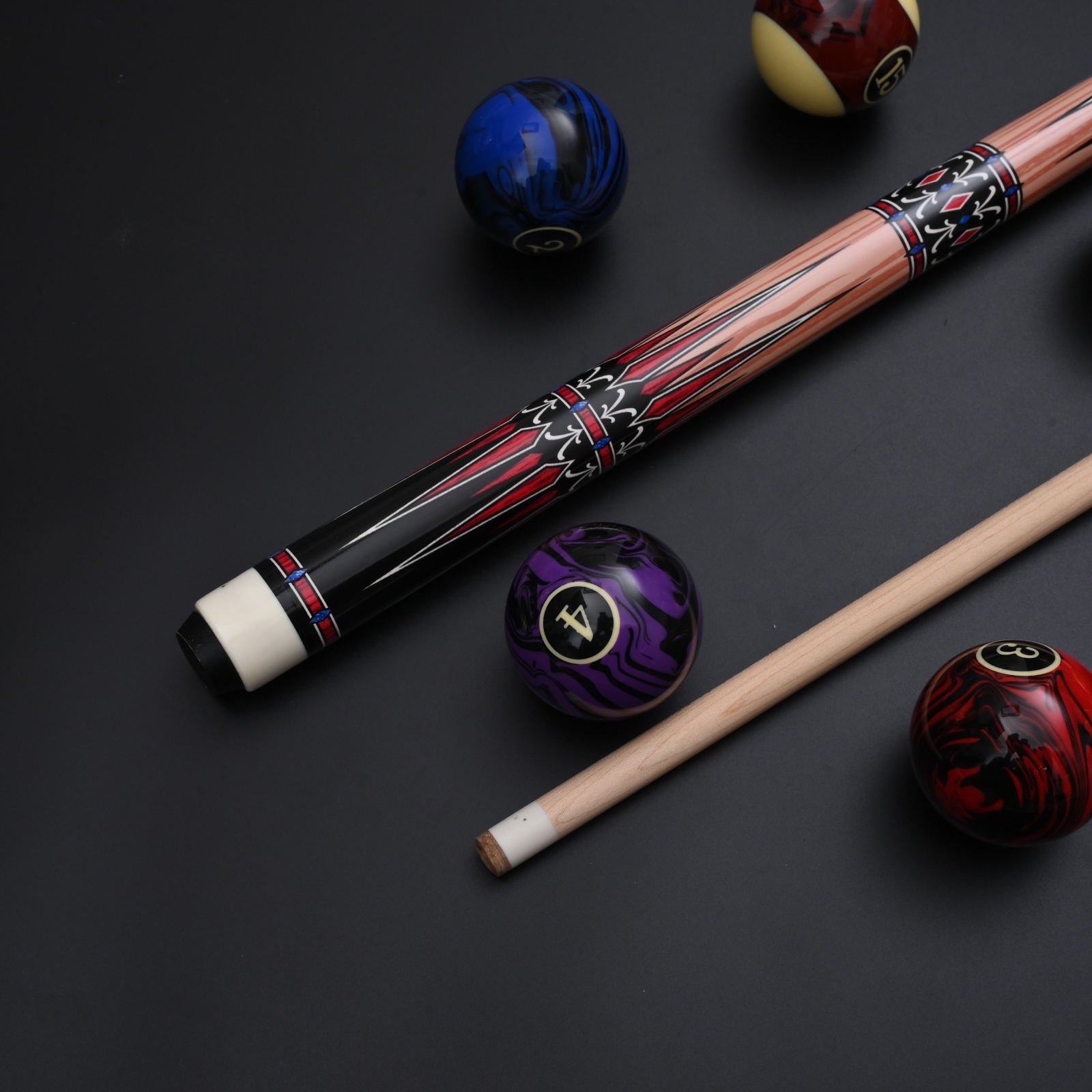 57 Inch 13mm Maple Pool Cue St - Centerpiece Stick recension och pris