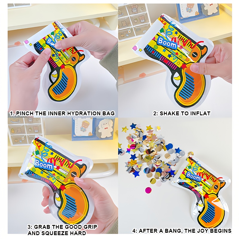 20 Colorful Confetti Poppers,  - Confetti Cannon Tube recension och pris