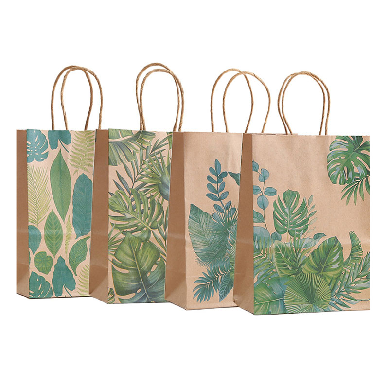 12/24Pcs Kraft Paper Forest Gr - Event Party Shop recension och pris
