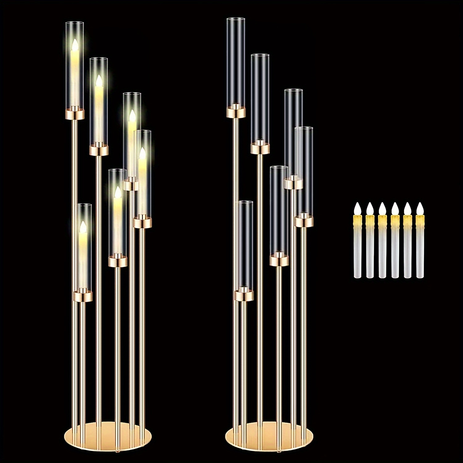 2 Sets Floor Candelabra 6 Arms - Centerpiece Stick recension och pris