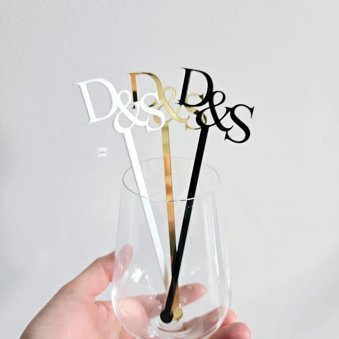 Laser Cut Personalized Wedding - Centerpiece Stick recension och pris