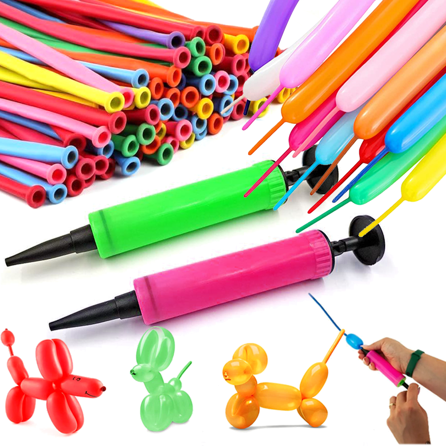 50/101pcs Long Strip Balloon w - Balloon Pump Hand recension och pris
