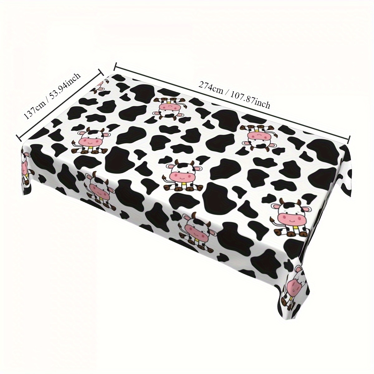 1pc Cow Farm Animal Theme Picn - Table Cloth Disposable recension och pris
