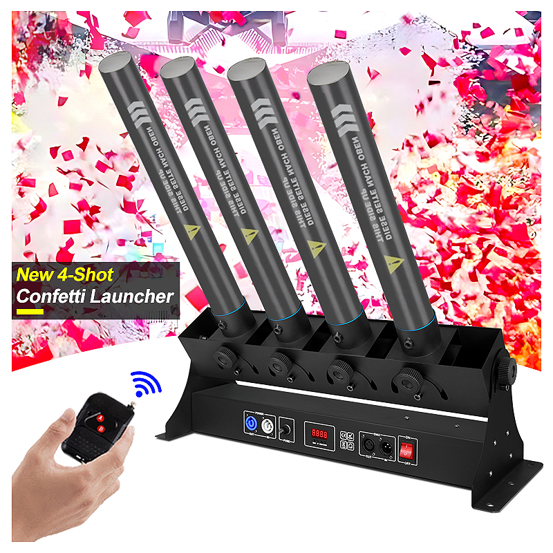 SHTX 4-Tube Confetti Launcher, - Confetti Cannon Tube recension och pris