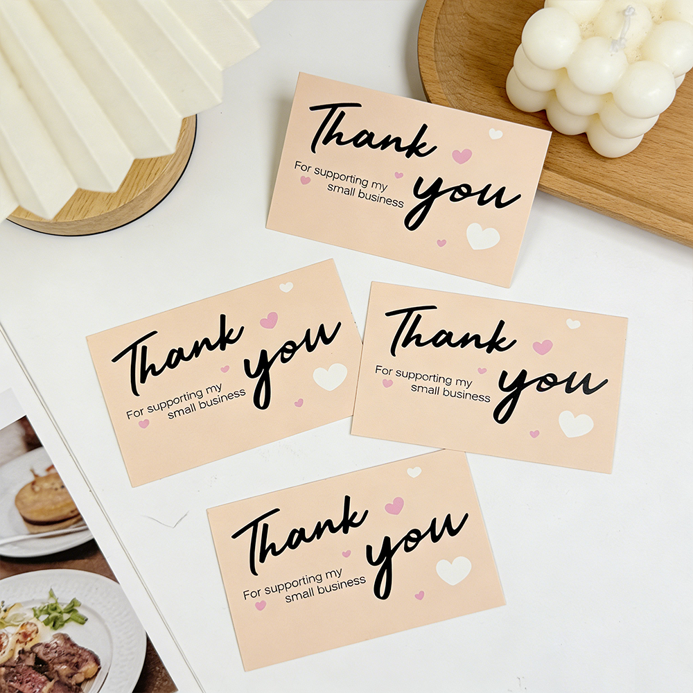50/100pcs Thank You Cards, for - Party Event Supply Store recension och pris