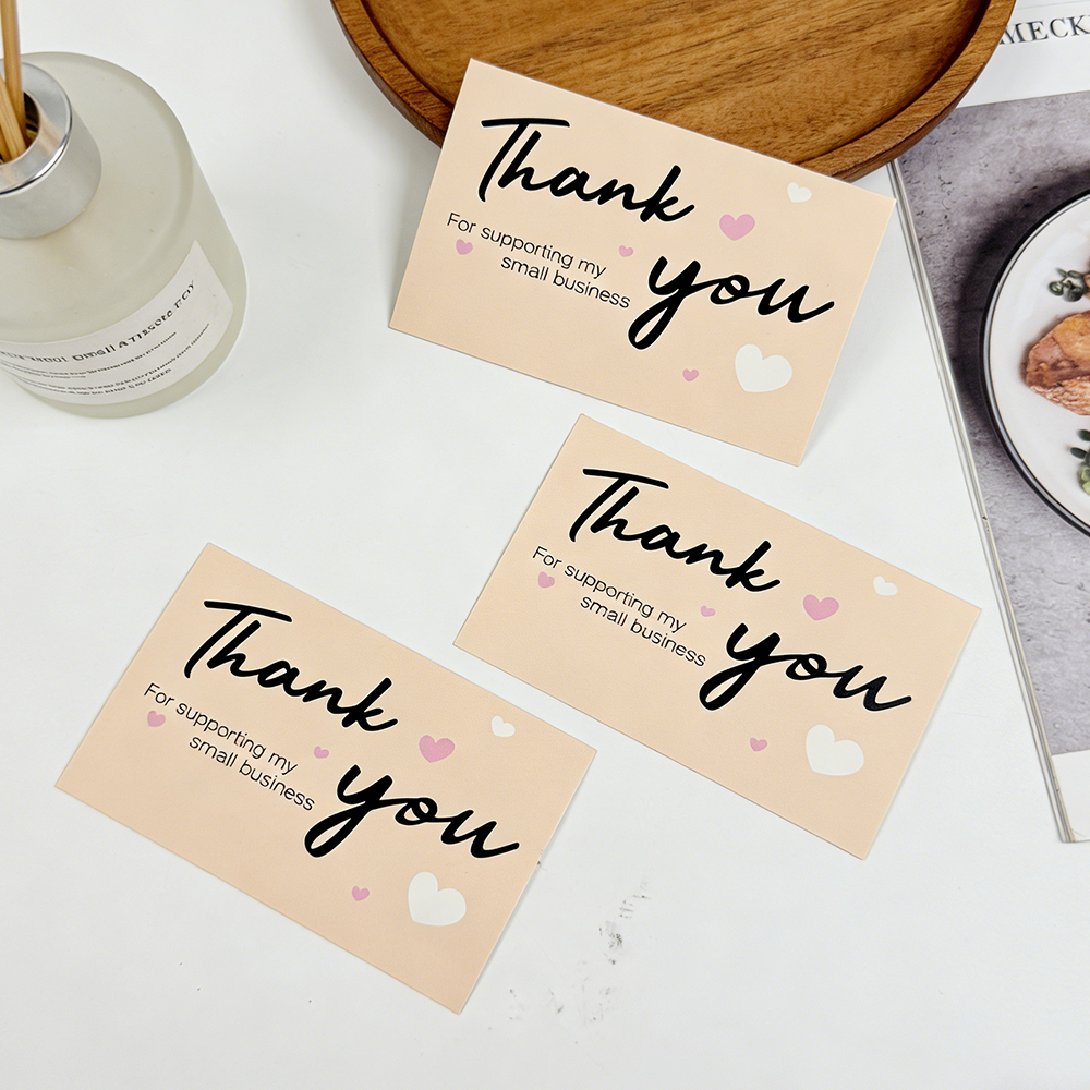 50/100pcs Thank You Cards, for - Party Event Supply Store recension och pris