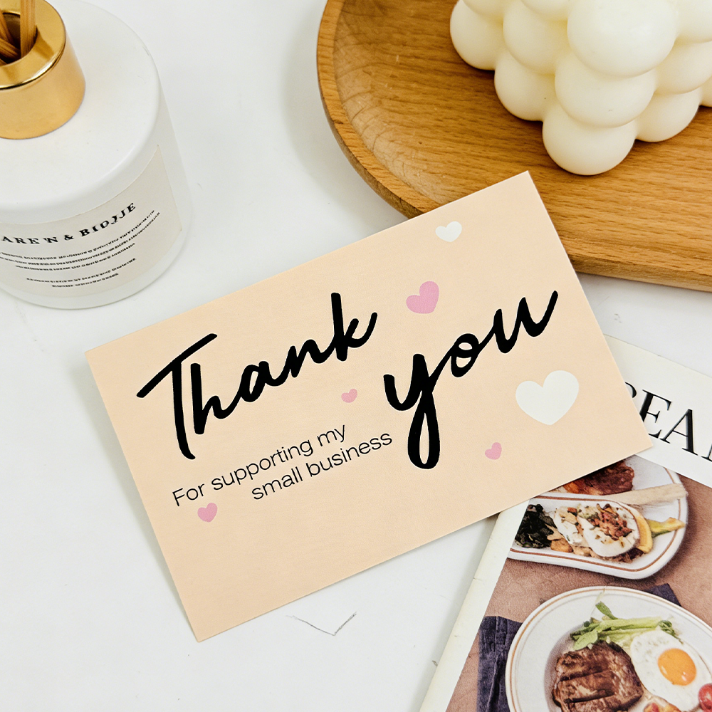 50/100pcs Thank You Cards, for - Party Event Supply Store recension och pris