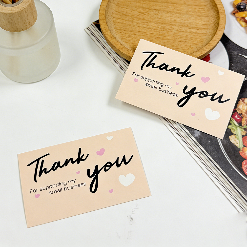50/100pcs Thank You Cards, for - Party Event Supply Store recension och pris