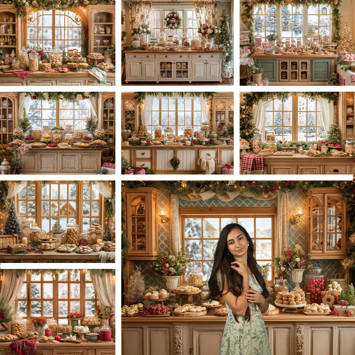 Christmas-Themed Dessert Table - Dessert Table Backdrop recension och pris