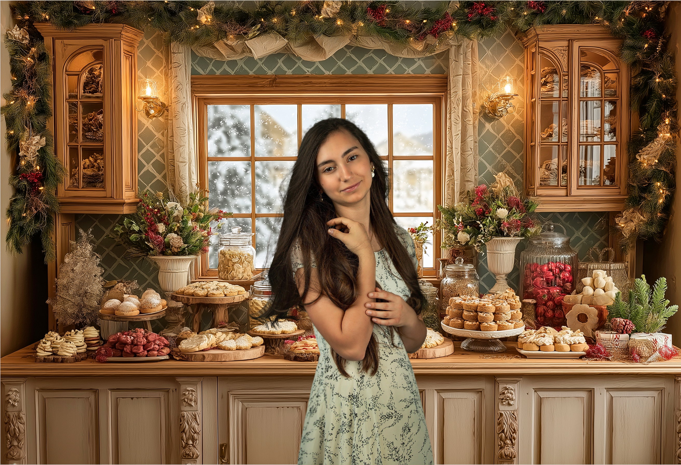 Christmas-Themed Dessert Table - Dessert Table Backdrop recension och pris