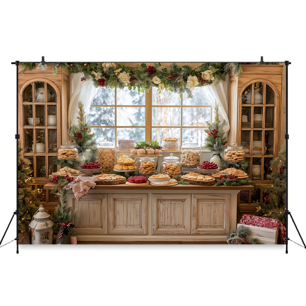 Christmas-Themed Dessert Table - Dessert Table Backdrop recension och pris