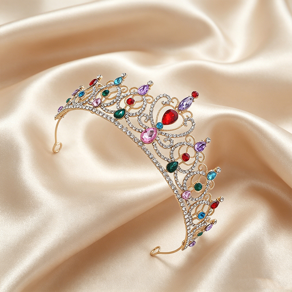 Luxury Vintage Gold Tiara Crow - Event & Party Supply Photos recension och pris