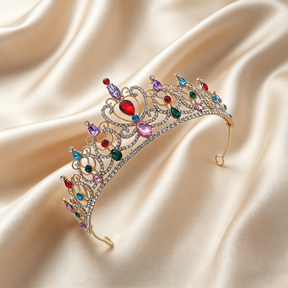 Luxury Vintage Gold Tiara Crow - Event & Party Supply Photos recension och pris