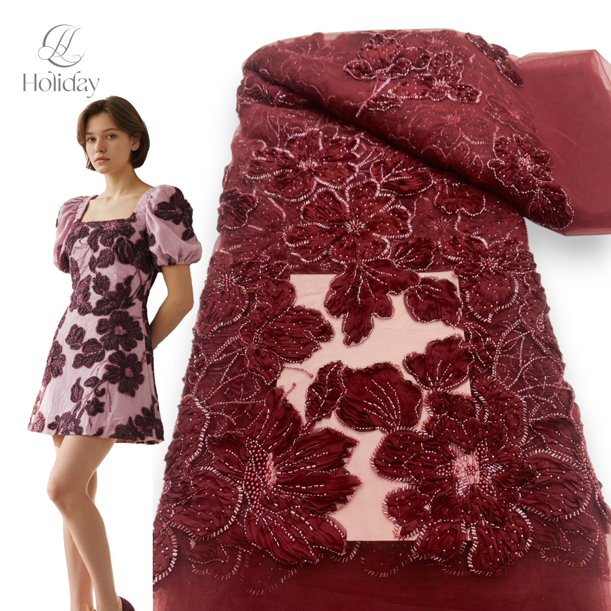 African Chiffon Tulle Lace Fab - Glitter Tablecloth recension och pris