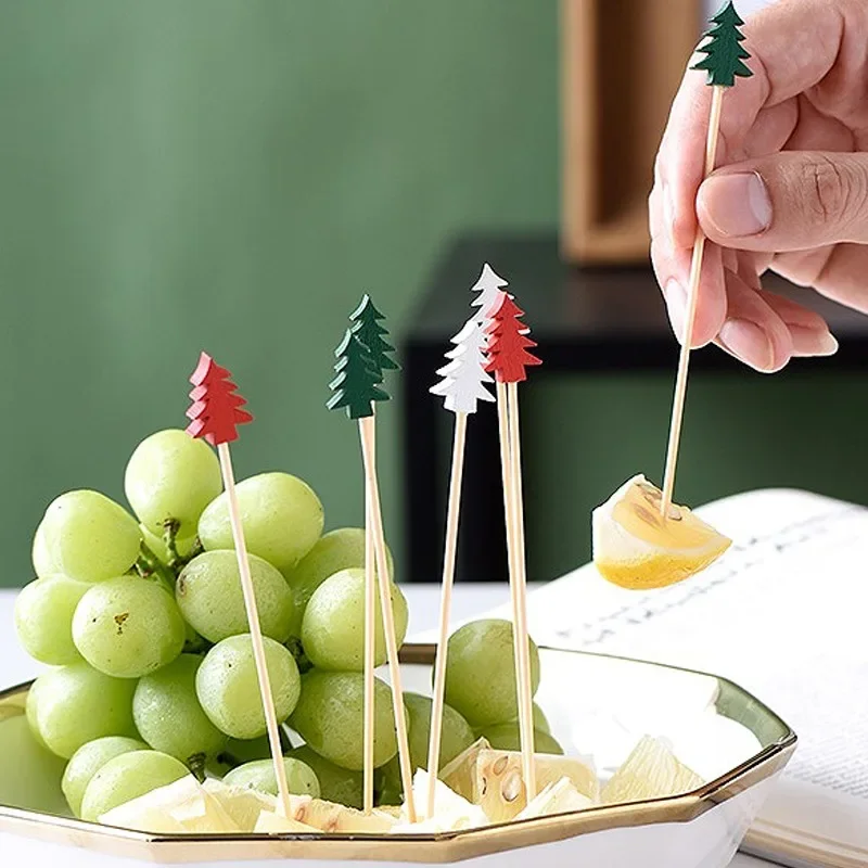 200/50PCS Christmas Fruit Skew - Centerpiece Stick recension och pris