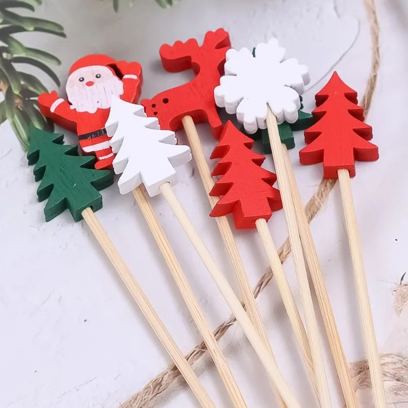 200/50PCS Christmas Fruit Skew - Centerpiece Stick recension och pris