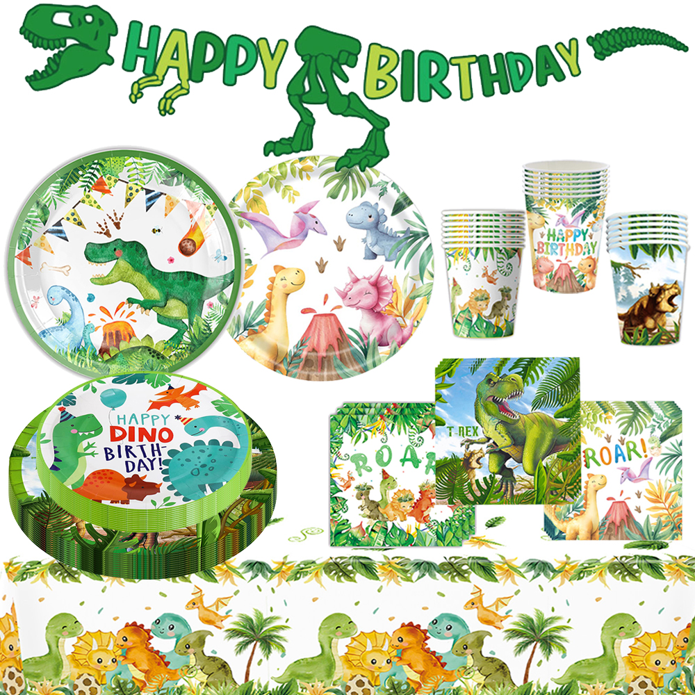 Dinosaur Birthday Disposable T - Table Cloth Disposable recension och pris