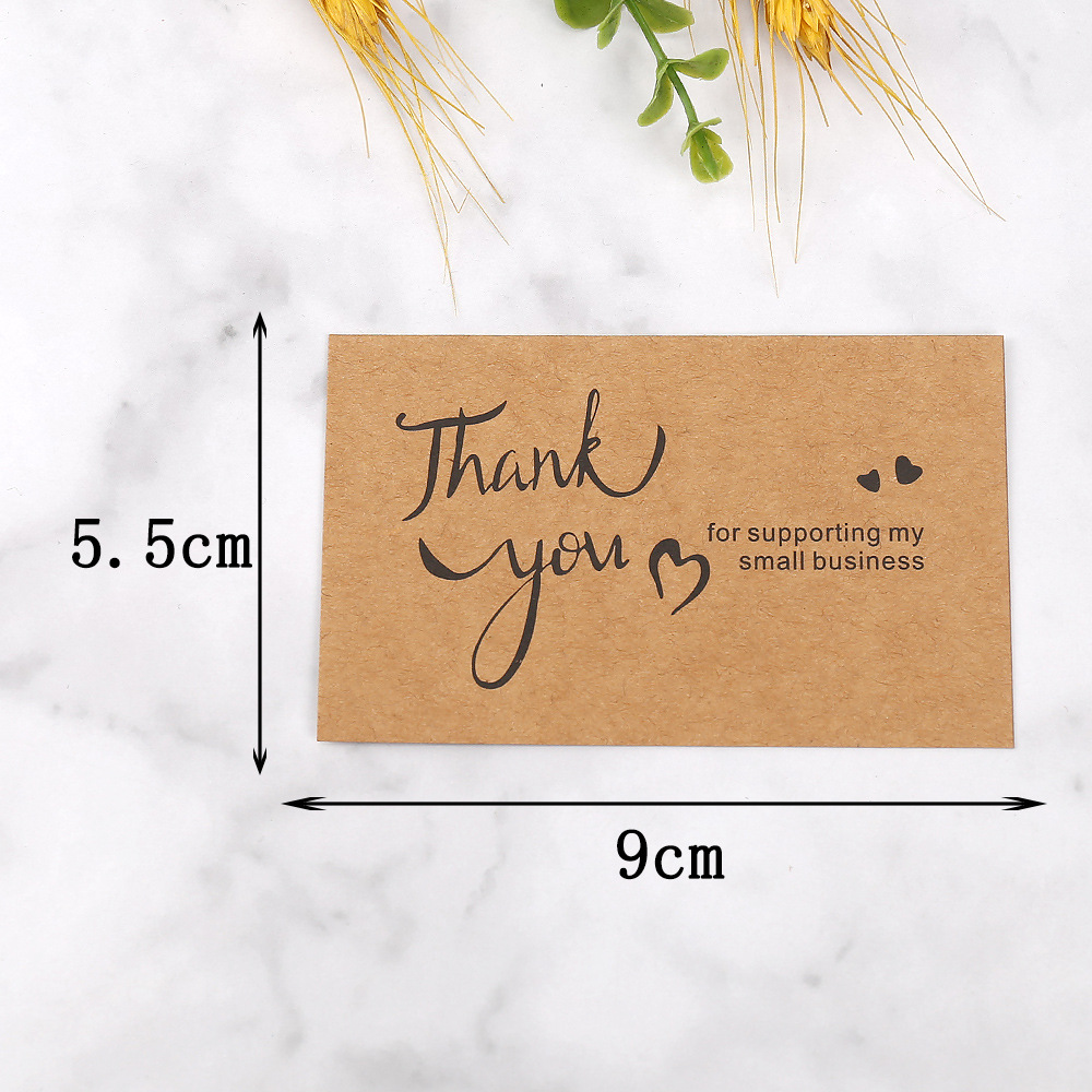 50pcs Thank You Cards Kraft Pa - Party Event Supply Store recension och pris