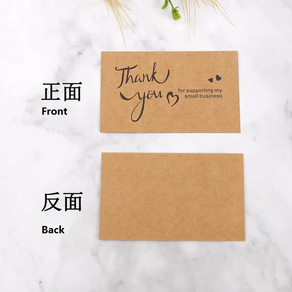 50pcs Thank You Cards Kraft Pa - Party Event Supply Store recension och pris