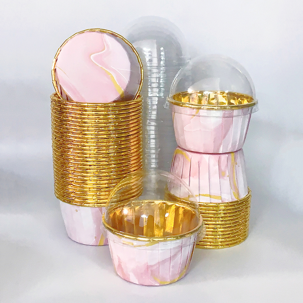 Set, 50pcs Disposable Cupcake  - Plastic Cup 50Pcs recension och pris