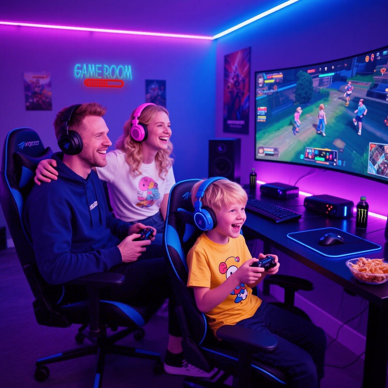Game Room Neon Sign USB Powere - Event & Party Supply Photos recension och pris