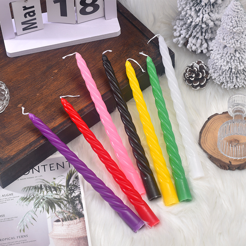 4pcs 20cm Plain Twisted Ribbed - Centerpiece Stick recension och pris