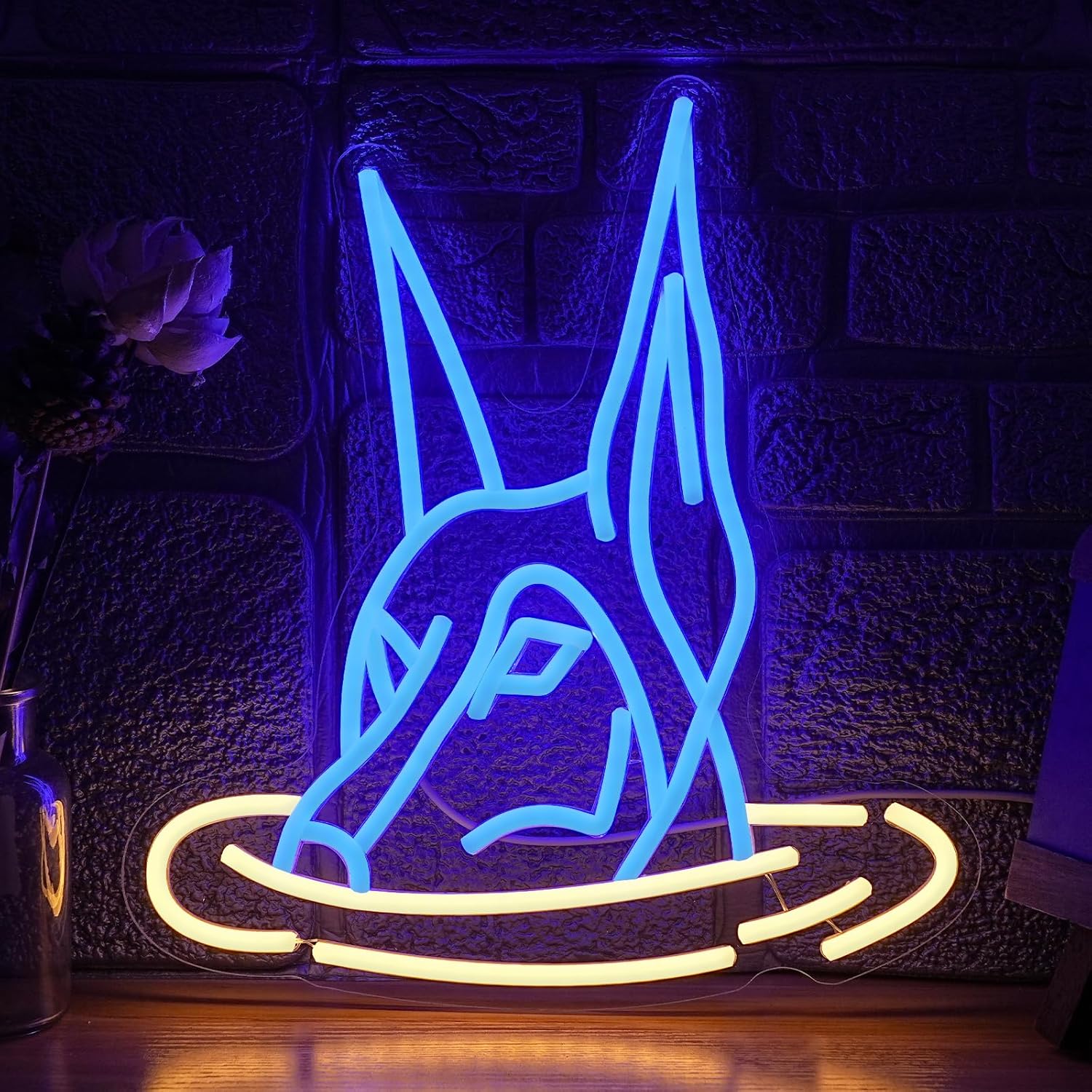 Doberman Dog Neon Sign Art Wal - Neon Sign Party recension och pris