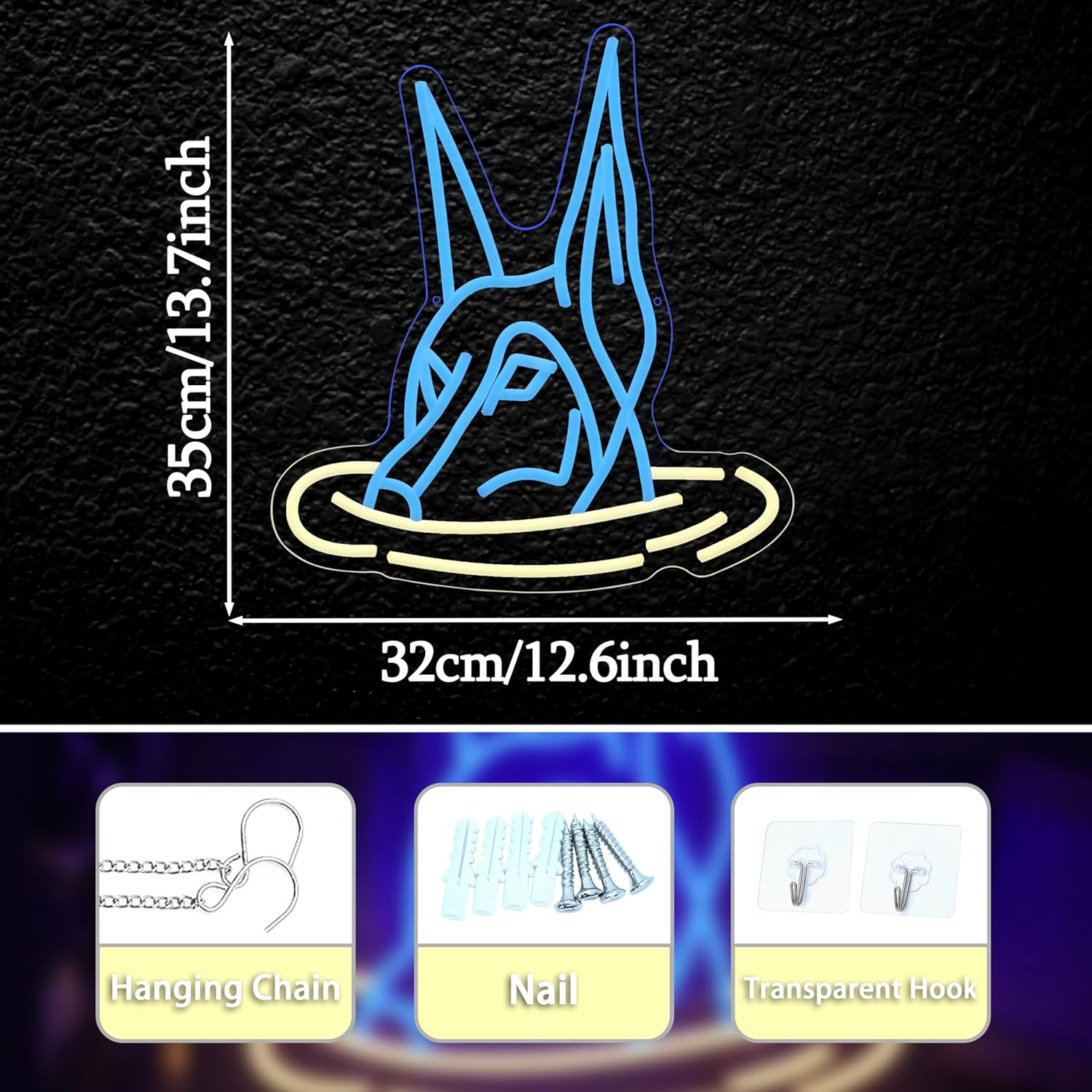 Doberman Dog Neon Sign Art Wal - Neon Sign Party recension och pris