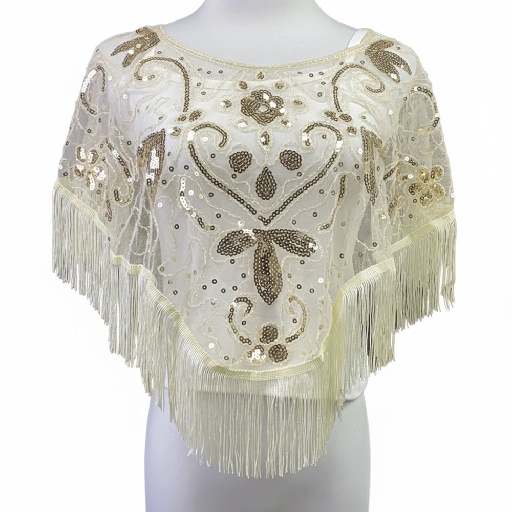 Fashion Sequin Bead Women Tull - Glitter Tablecloth recension och pris