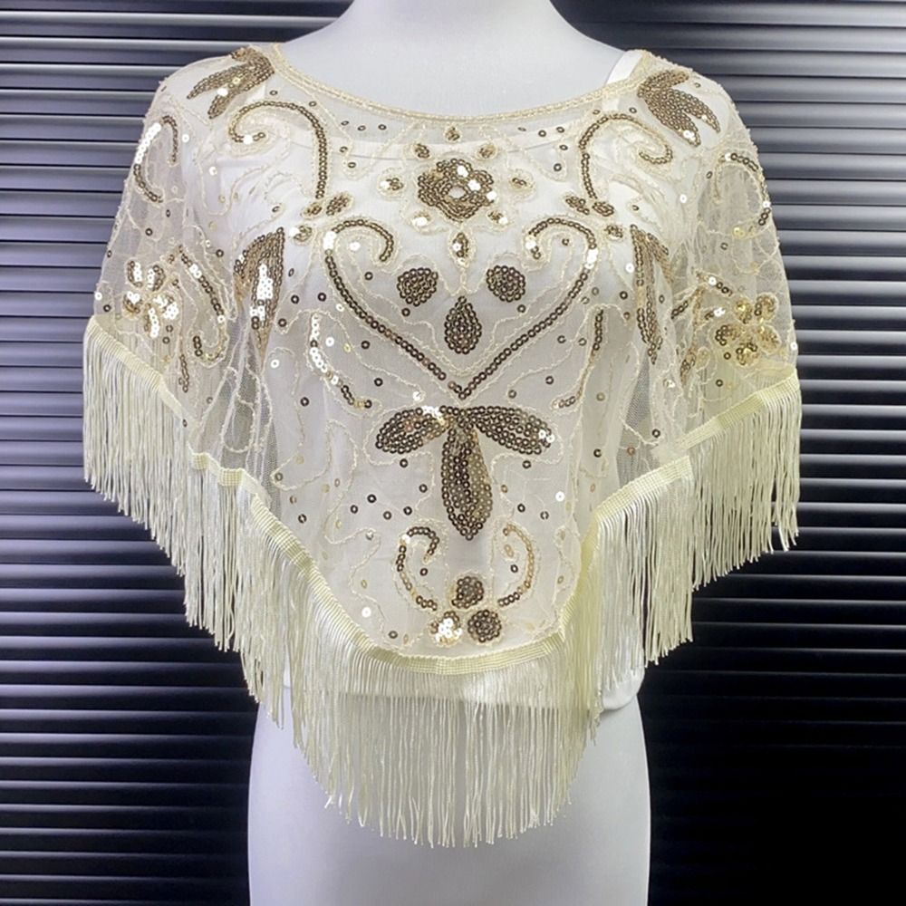 Fashion Sequin Bead Women Tull - Glitter Tablecloth recension och pris