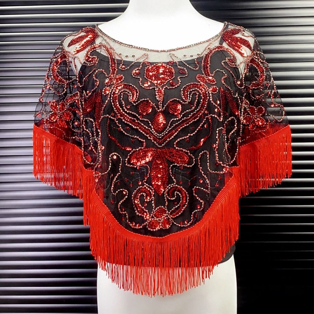 Fashion Sequin Bead Women Tull - Glitter Tablecloth recension och pris