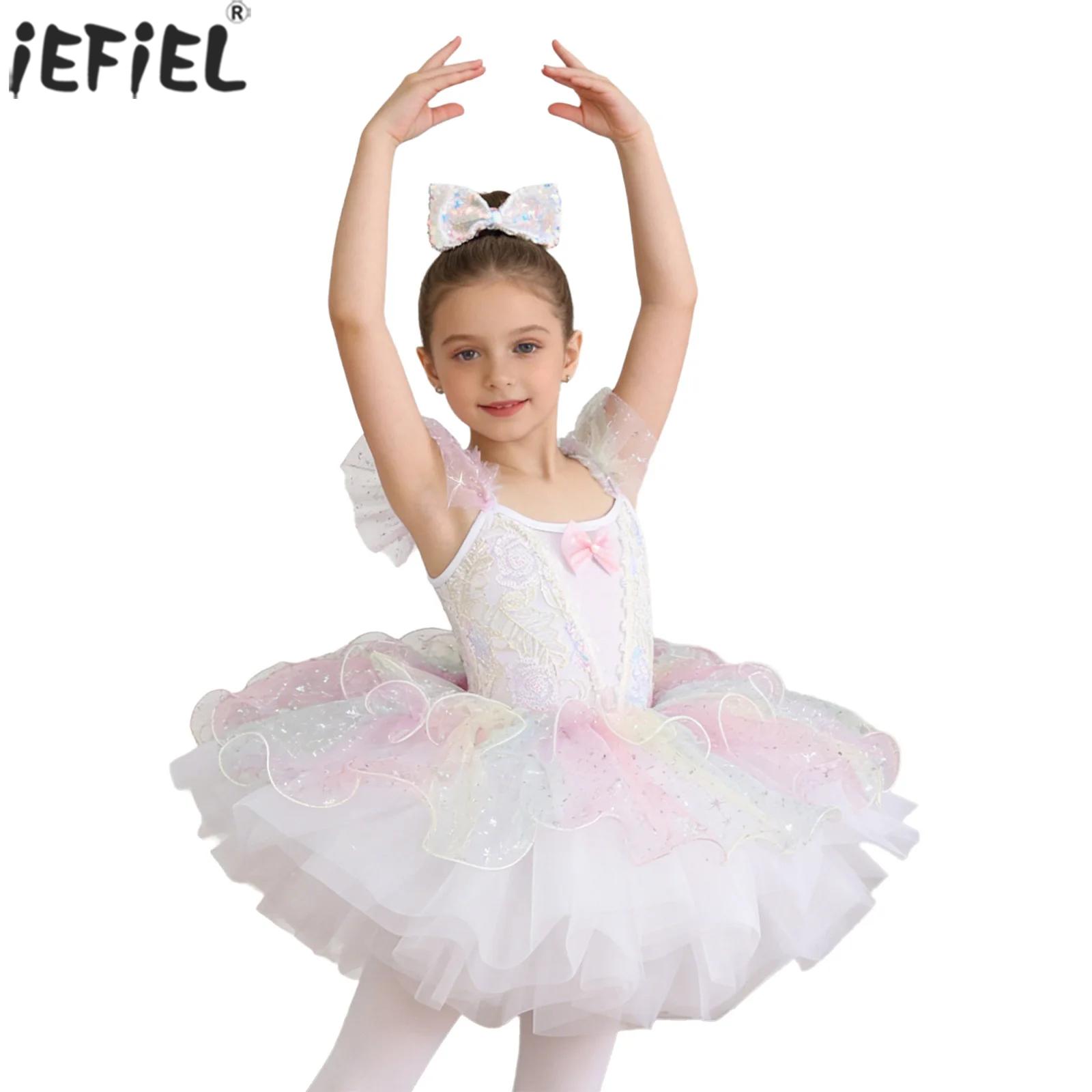 Kids Girls Ballet Dance Dress  - Glitter Tablecloth recension och pris