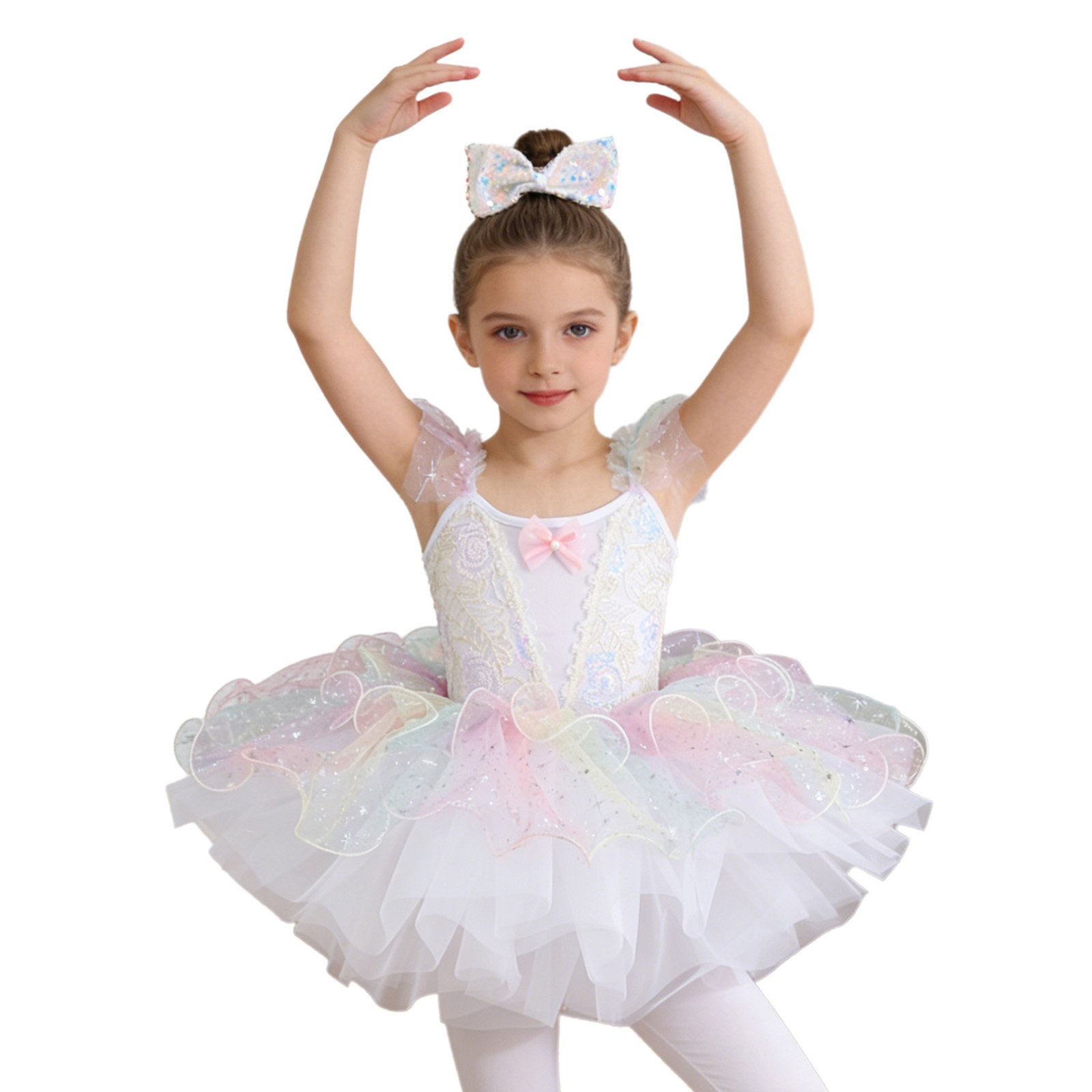 Kids Girls Ballet Dance Dress  - Glitter Tablecloth recension och pris