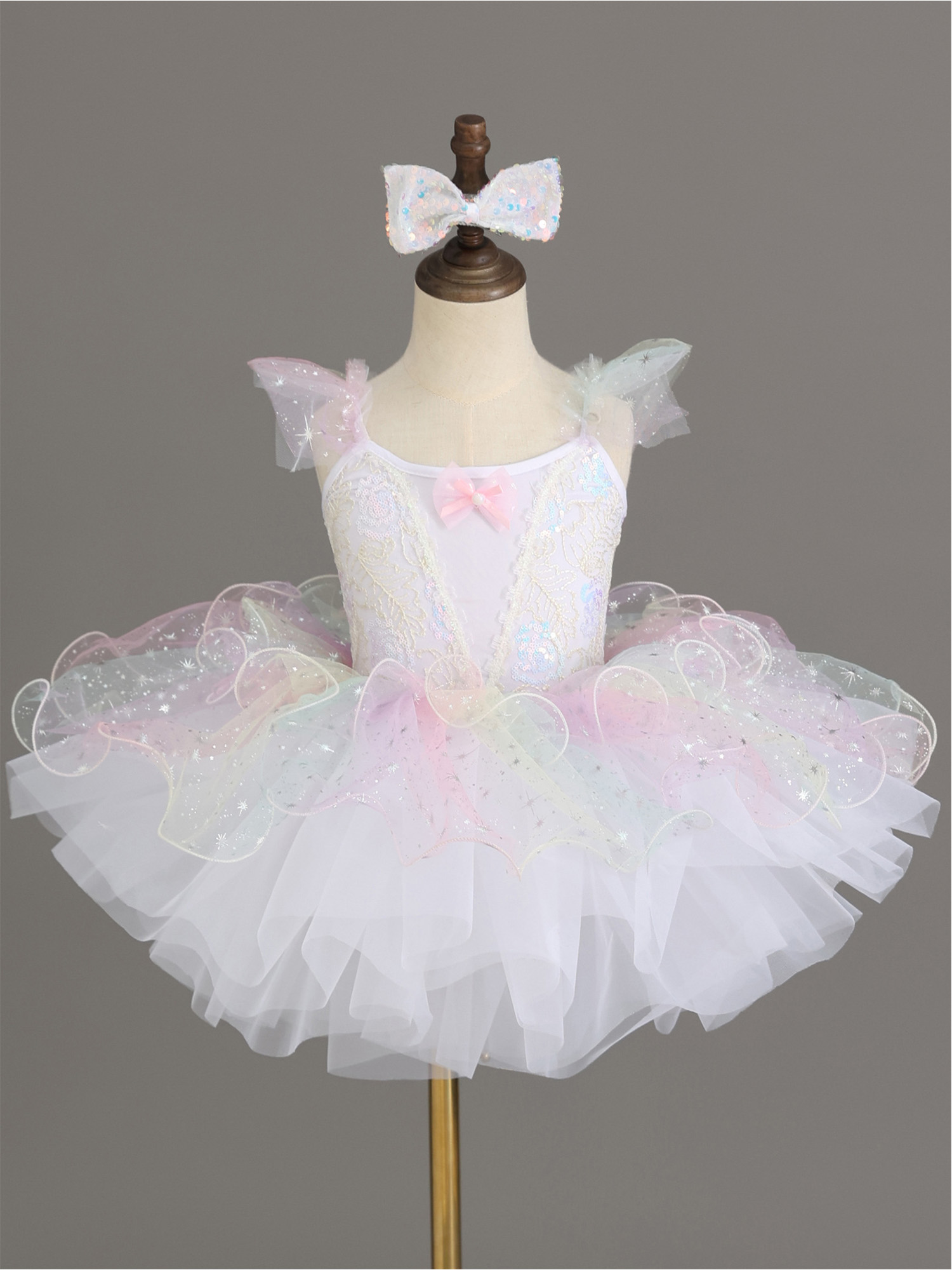 Kids Girls Ballet Dance Dress  - Glitter Tablecloth recension och pris