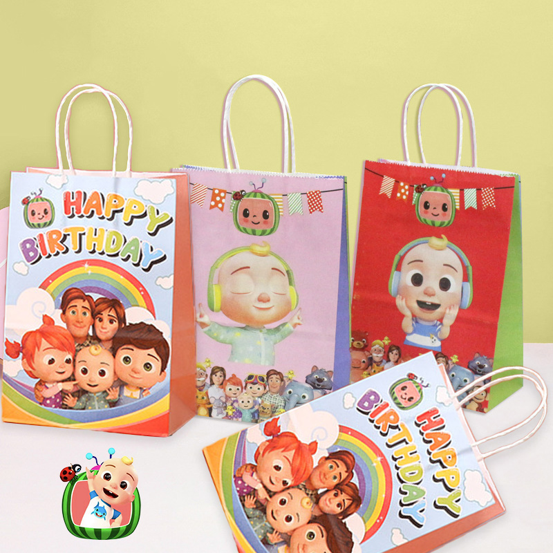 Cocomelons Party Gift Bag Set  - Party Favor Bag recension och pris