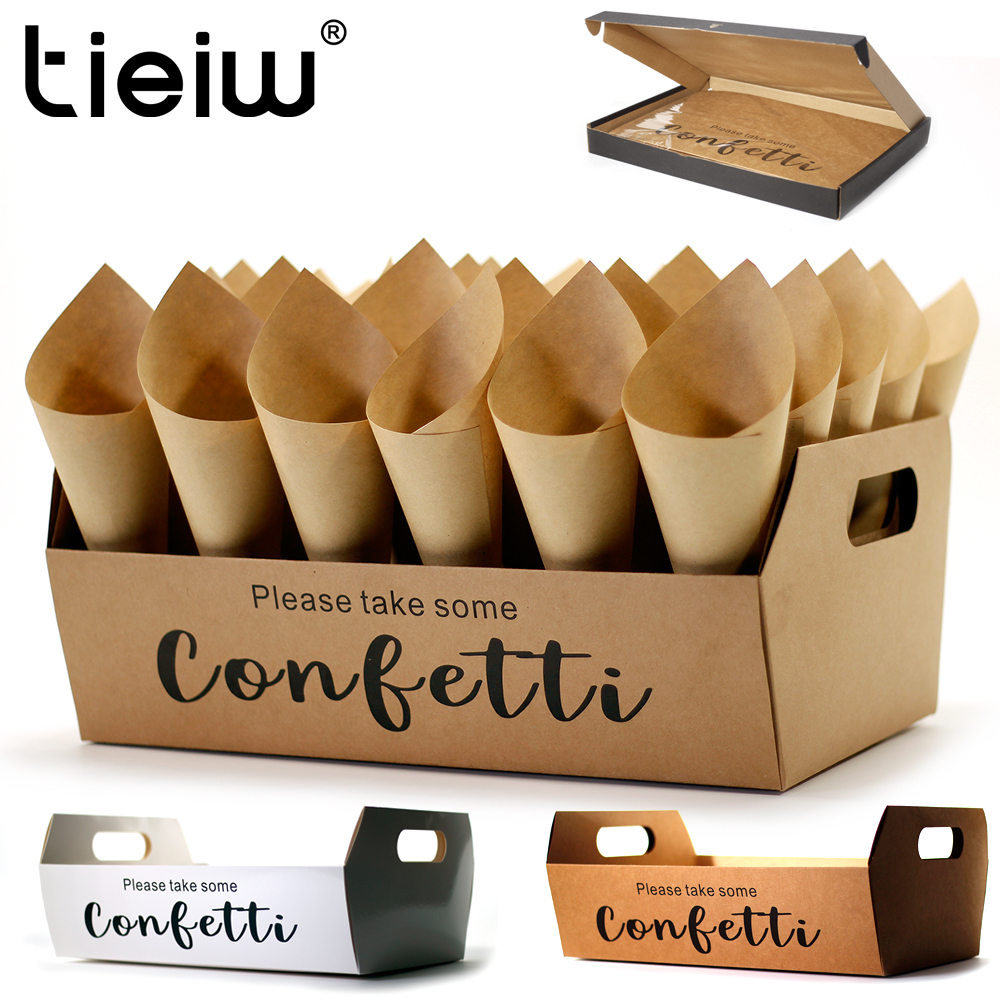 confetti cones holder natural  - Cotton Candy Cone recension och pris