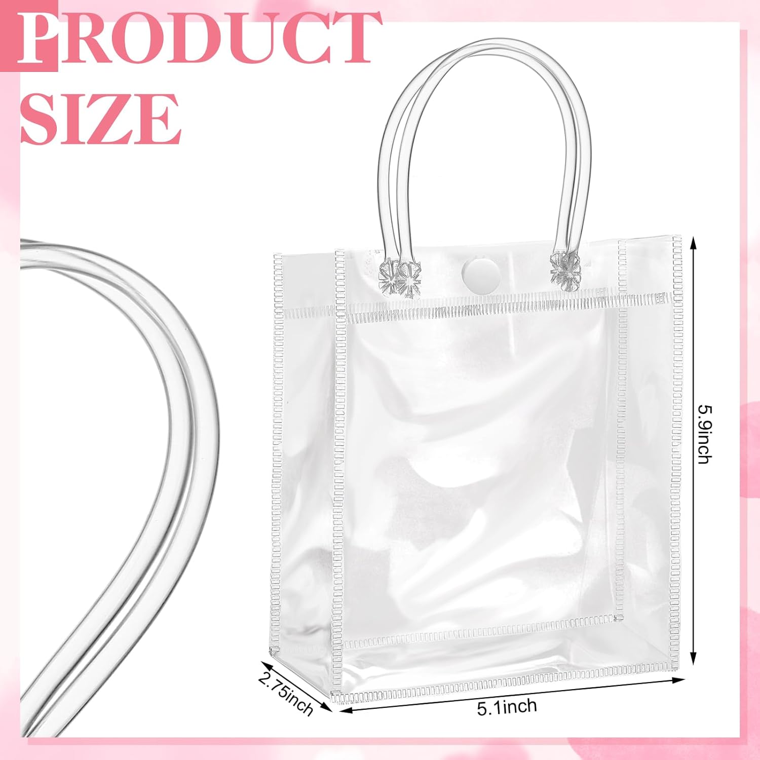 Clear Plastic Gift Bags with H - Party Favor Bag recension och pris
