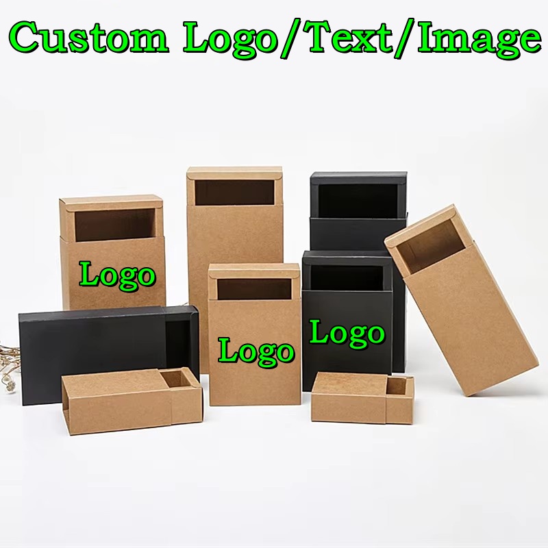 20PCS 350gsm Drawer Kraft Blac - Event Party Box recension och pris