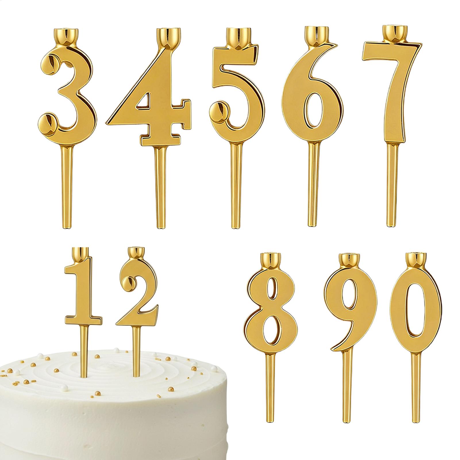 Number Candle Holders 10 Piece - Party Event Supply Store recension och pris