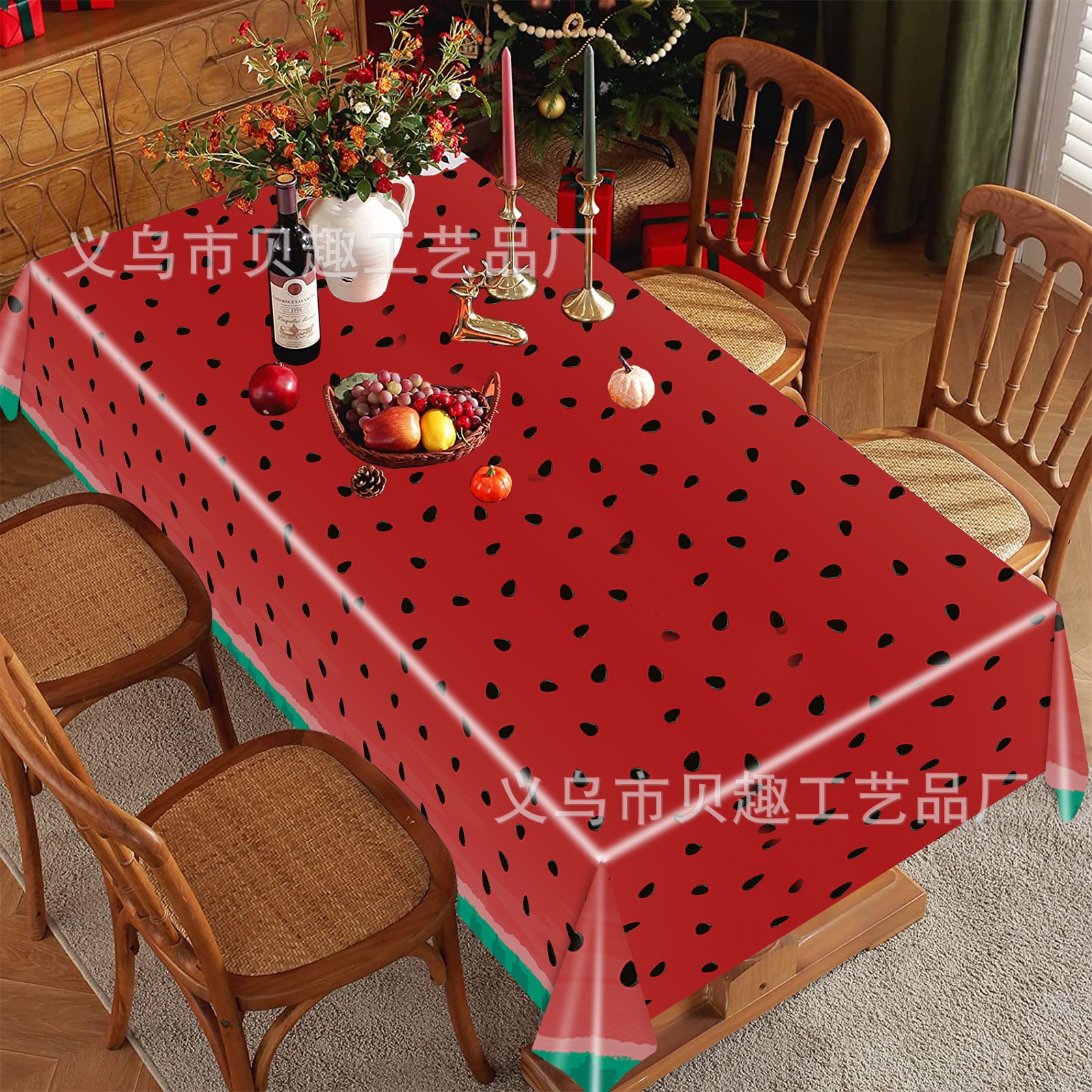 Summer Watermelon Party Tablec - Table Cloth Disposable recension och pris