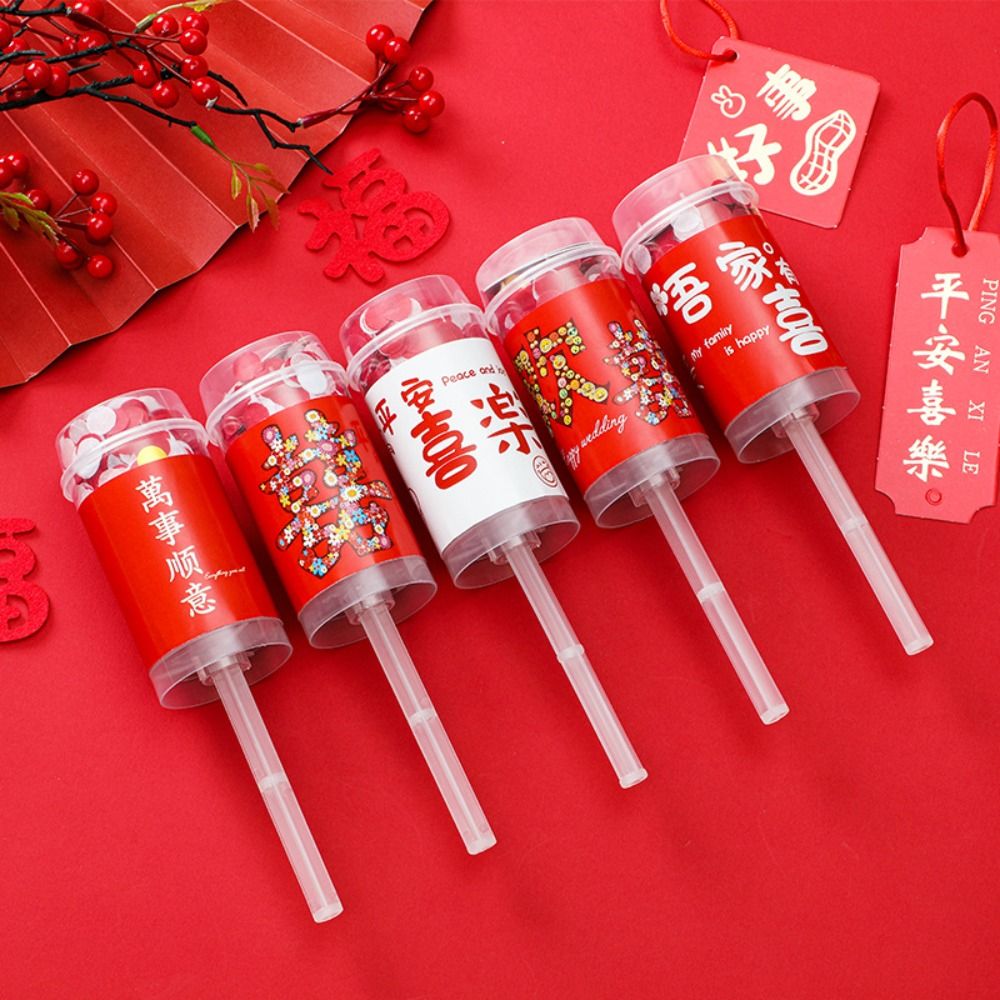 Handheld Bridal Shower Colorfu - Confetti Cannon Tube recension och pris