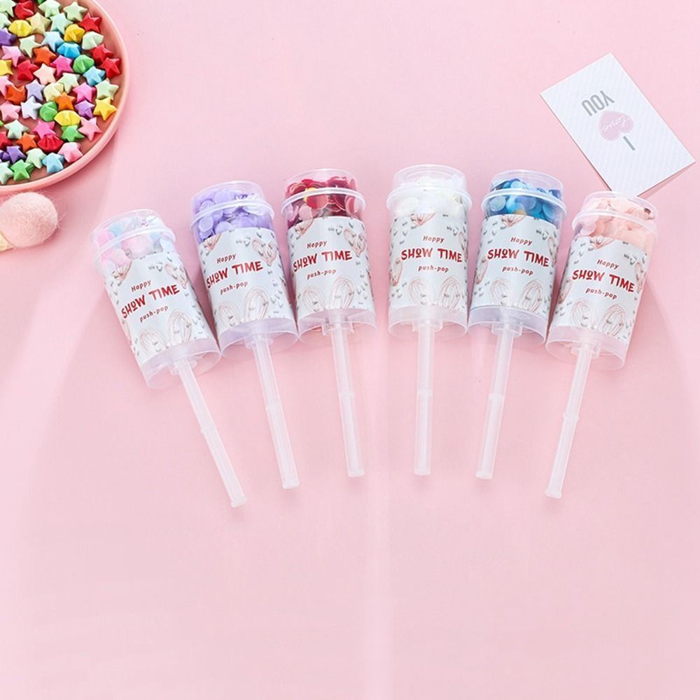 Handheld Bridal Shower Colorfu - Confetti Cannon Tube recension och pris