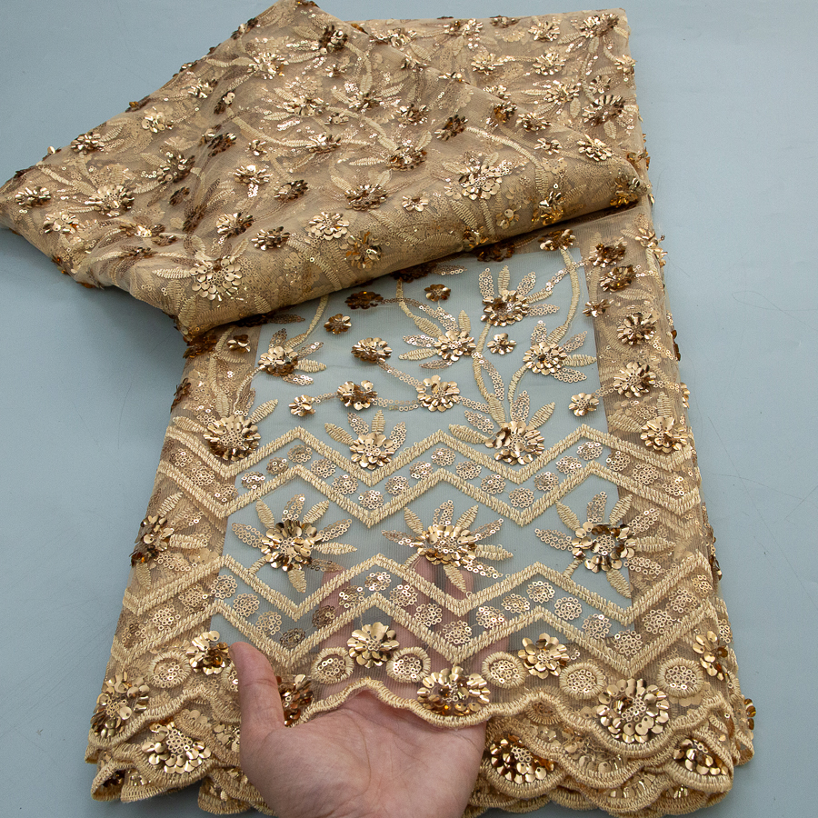 2026 French Sequins Lace Fabri - Glitter Tablecloth recension och pris